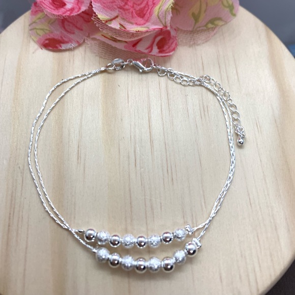 🌟 Anklet Chain Sterling Silver 925 - Picture 2 of 3